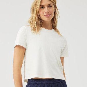 Outdoor Voices Everyday Shortsleeve, Milk Stone, M